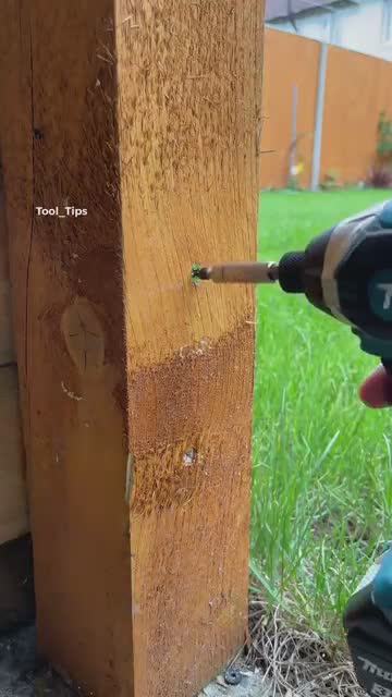 Comment retirer une vis bloquée le bois
