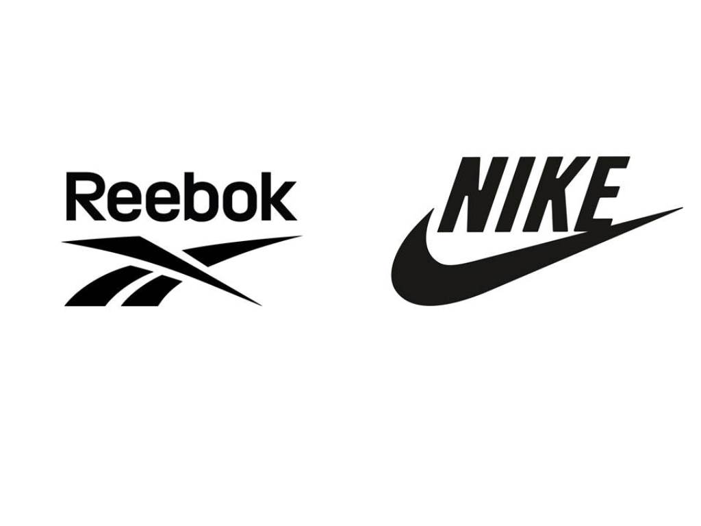 Рибок или найк. Найк против рибок. Nike adidas Reebok Puma. Reebok versus Nike. Рибок против адидас.