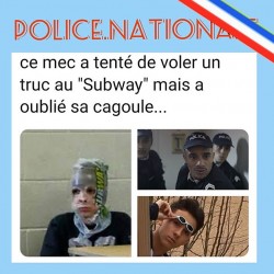 Ce mec a tenté de voler un truc au Subway mais