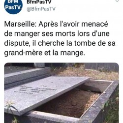 Après l'avoir menacé de manger ses morts