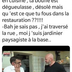 Putain mais t 'es nul en cuisine