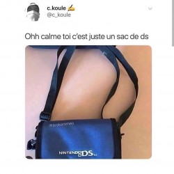 Ohh calme toi c'est juste un sac de DS