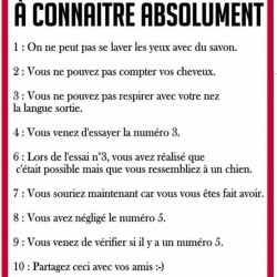 10 choses à connaitre absolument