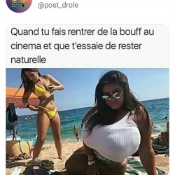 Quand tu fais rentrer de la bouffe au cinéma