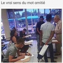 C'est ça l'amitié