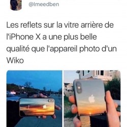 Quand mĂŞme le reflet met le Wiko en PLS