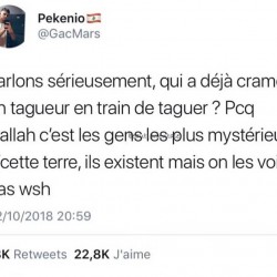 La discrétion des tagueurs