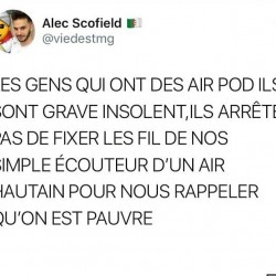 Les gens qu'ont des air pod