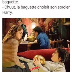 Mais enfin Hermione, c'est pas ta baguette