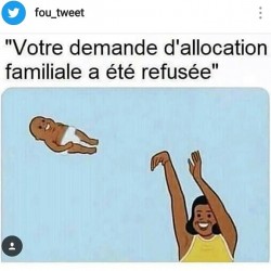 Votre demande d'allocation familiale a été refusée