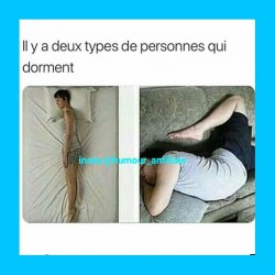 Il y a deux types de dormeurs