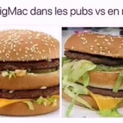 Les BigMac dans la réalité