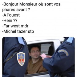 Bonjour monsieur où sont vos phares avant ?