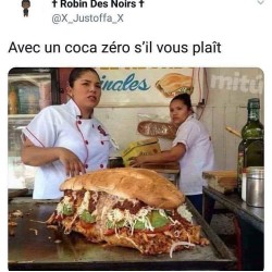 Avec un Coca Zéro s'il vous plait