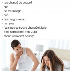 T'as changé de coupe ?