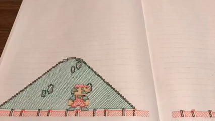 Super Mario sur papier