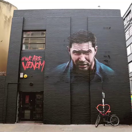 De Tom Hardy à Venom en 16 graffitis