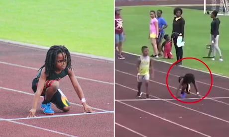 Cet enfant de 7 ans courre le 100 mètres en 13,48 secondes