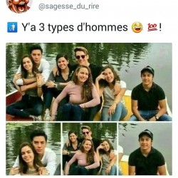 Il y a  trois types d'hommes