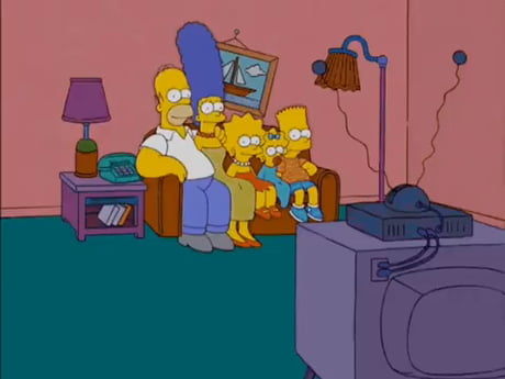 Le zoom du générique des Simpson