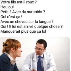 Votre fils est-il roux ?