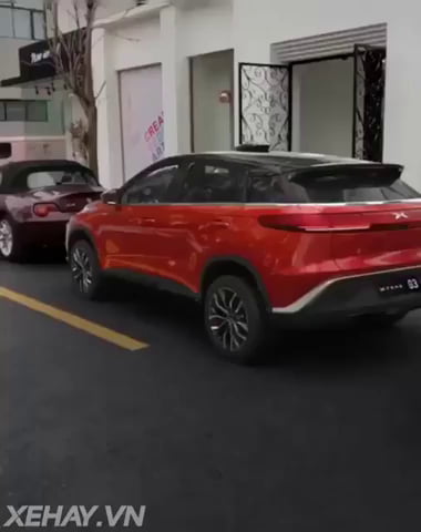 Un concept de voiture avec parking parallèle 