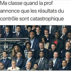 Vous êtes la pire classe...