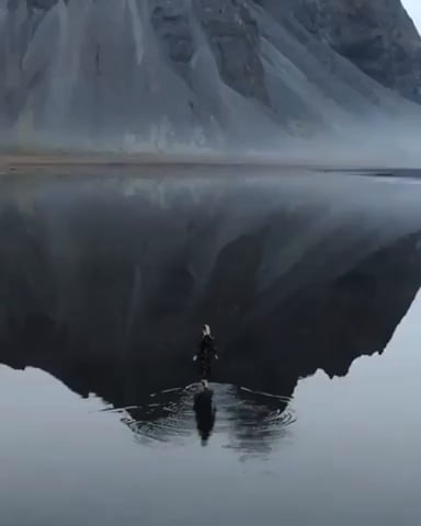 Marche sur l'eau (Islande)