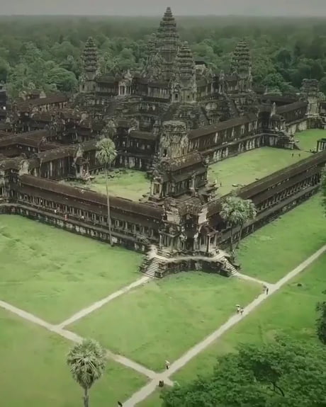 Le temple d'Angor au Cambodge