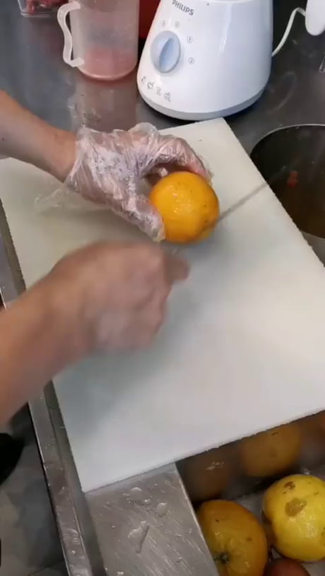 Couper Une Orange Facilement