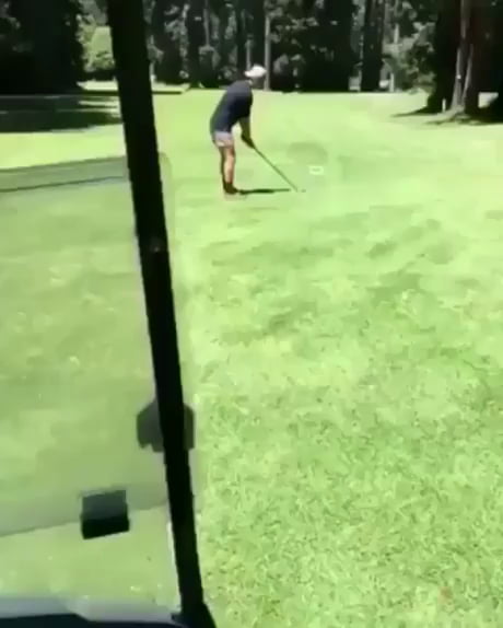 Embrouille sur un terrain de golf