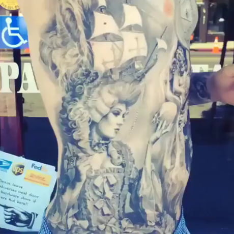 Un tatouage vraiment travaillé