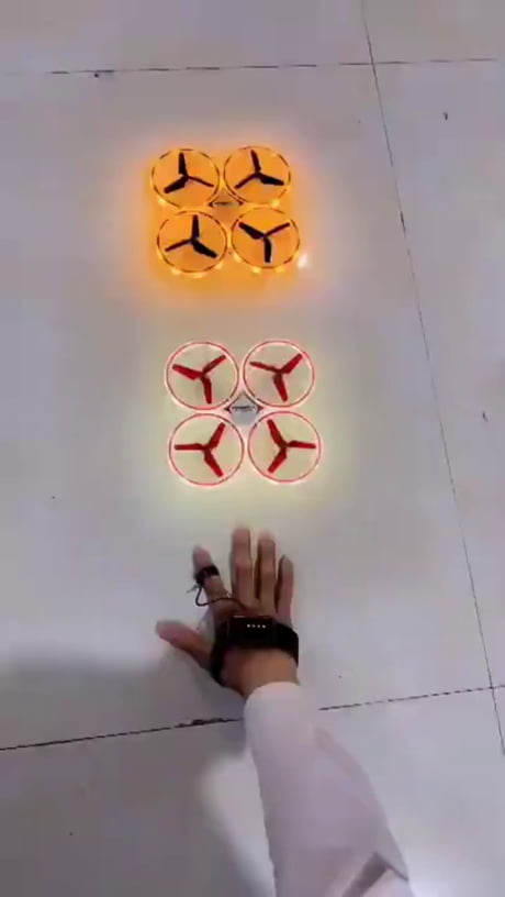 Des drones controlés à une main