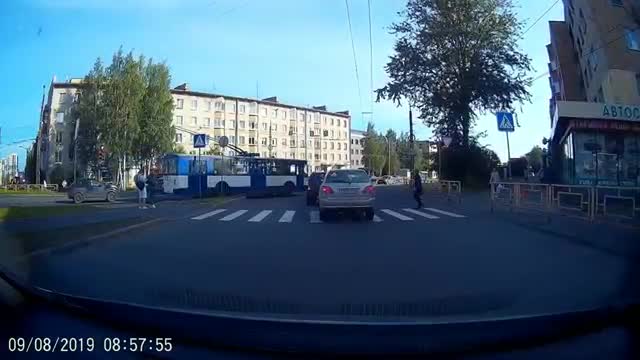 Tour de magie sur un passage piéton