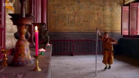 L'incroyable équilibre d'un moine shaolin