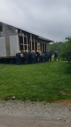 Comment les Amish déplacent une maison
