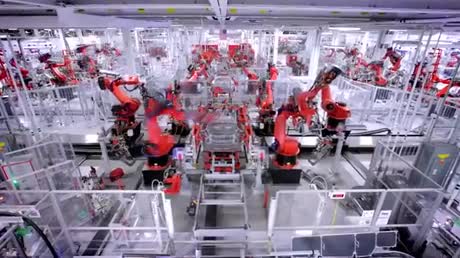 Loop d'une usine Tesla