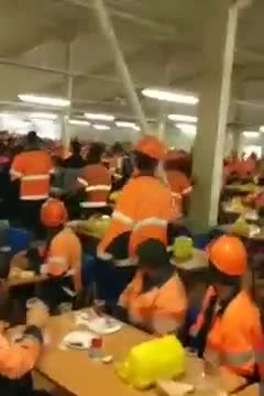 Baston générale dans une usine chinoise