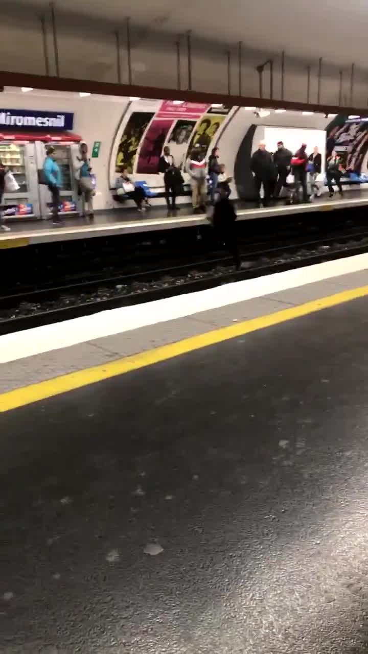 Paris : un homme court sur la voie du métro pour échapper aux contrôleurs