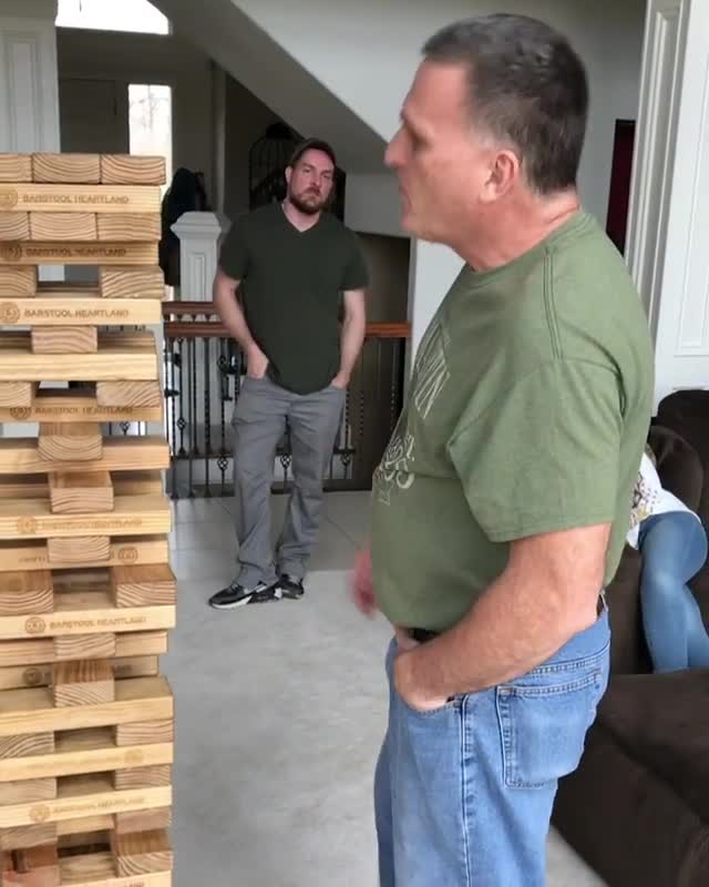 Très bon coup sur un Jenga géant