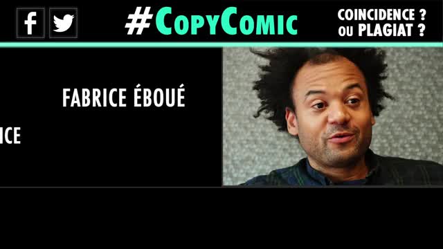 Fabrice Éboué attrapé par CopyComic