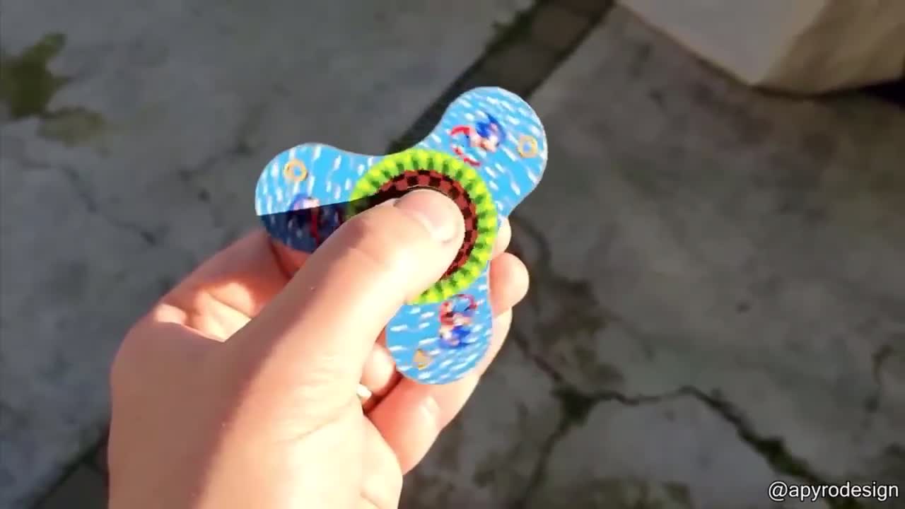Animations sur hand spinner