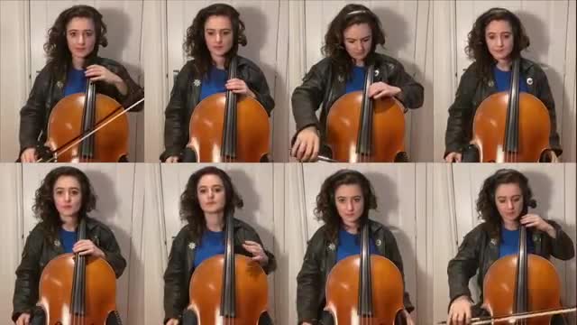 Le générique de K2000 joué avec 8 violoncelles