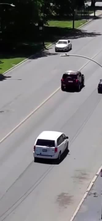 Il jette des cailloux sur une voiture mais ce sera pas sans conséquences