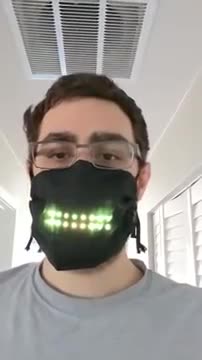 JabberMask : un masque avec des LED