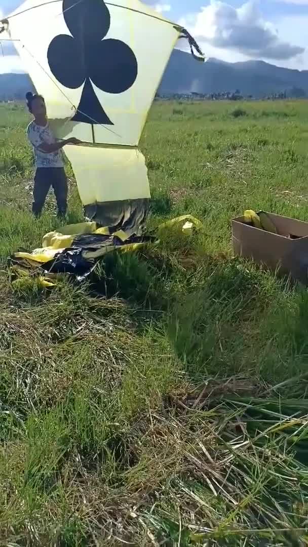 Un cerf-volant très très long