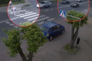 Un enfant voit sa vie défiler en traversant un passage piéton (Pologne)