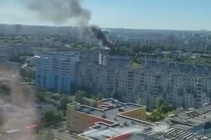 Explosion d'une station essence en Russie