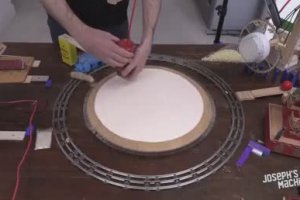 Machine Rube Goldberg à pizzas