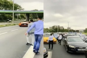 Pour un mariage, il bloque un autoroute avec une Lamborghini de location, Karma ne va pas apprécier (Lens)